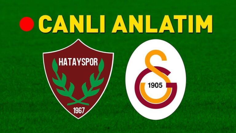 Galatasaray, Hatayspor’a karşı