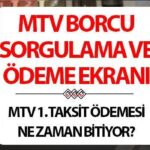 MTV ne zaman ödenecek? MTV 2025 ödemesinin hangi aya kadar süresi var?