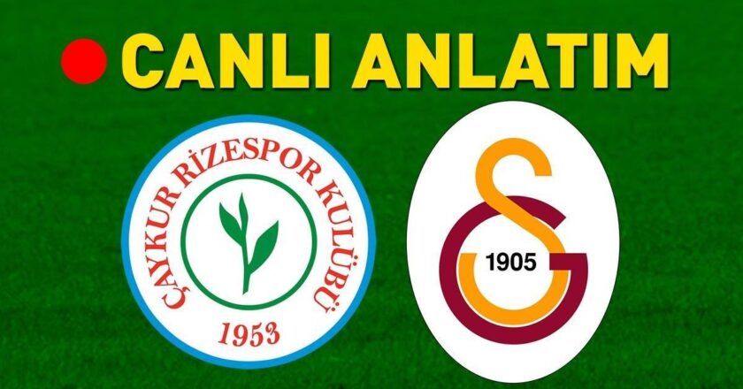 Galatasaray, Eleştirel Çaykur Rizero seyahat ediyor! Yıldızlar 11’e dönüyor …