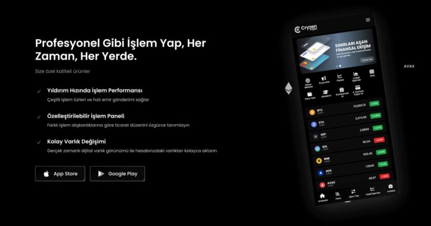 Cryzen kripto kullanıcılarına sunduğu avantajlar