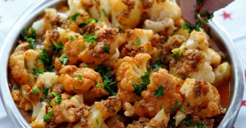 Sebze ve eti buluşturan pratik tarif: Kıymalı karnabahar – Son Dakika Gurme Haberleri